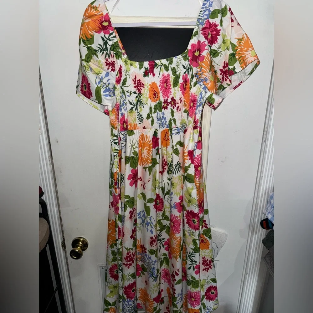 BloomChic Multicolor Floral Dress - Picture 1 of 3